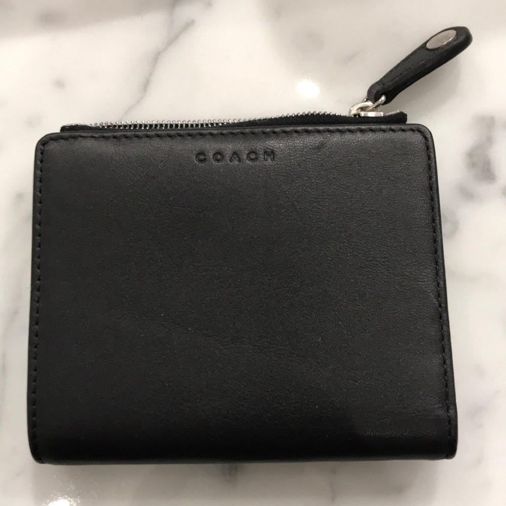 Black coach wallet